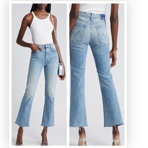 MOTHER The Hustler Ankle - Left in the dark Fray Size 25 $288